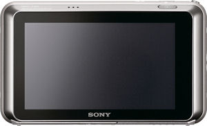 Sony's Cyber-shot DSC-T99 digital camera. Photo provided by Sony Electronics Inc. Click for a bigger picture!