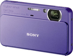 Sony's Cyber-shot DSC-T99 digital camera. Photo provided by Sony Electronics Inc. Click for a bigger picture!
