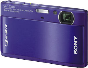 Sony's Cyber-shot DSC-TX1 digital camera. Photo provided by Sony Electronics Inc. Click for a bigger picture!