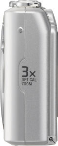 Sony's Cyber-shot DSC-W30 digital camera. Courtesy of Sony, with modifications by Michael R. Tomkins. Click for a bigger picture!