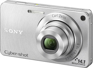 Sony's Cyber-shot DSC-W350 digital camera. Photo provided by Sony. Click for a bigger picture!