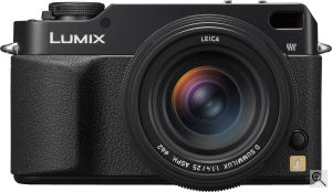 Leica's D SUMMILIX 25mm F1.4 ASPH lens on the Panasonic Lumix DMC-L1 digital SLR. Courtesy of  Leica, with modifications by Michael R. Tomkins. Click for a bigger picture!