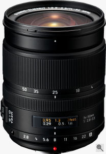 Leica's D VARIO-ELMARIT 14-50mm/F2.8-3.5 ASPH lens. Courtesy of Panasonic, with modifications by Michael R. Tomkins. Click for a bigger picture!