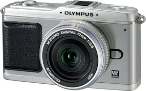 Olympus' E-P1 digital camera. Photo provided by Olympus Imaging America Inc. Click for a bigger picture!