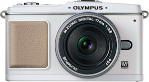 Olympus' E-P1 digital camera. Photo provided by Olympus Imaging America Inc. Click for a bigger picture!