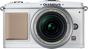 Olympus' E-P1 digital camera. Photo provided by Olympus Imaging America Inc. Click for a bigger picture!