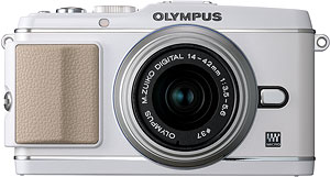 Olympus' PEN E-P3 compact system camera. Photo provided by Olympus Imaging America Inc. Click for a bigger picture!
