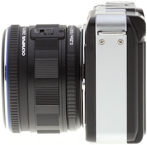 Olympus' E-PL1 digital camera. Copyright &copy; 2010, Imaging Resource. All rights reserved. Click for a bigger picture!