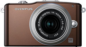 Olympus' PEN E-PM1 compact system camera. Photo provided by Olympus Imaging America Inc. Click for a bigger picture!