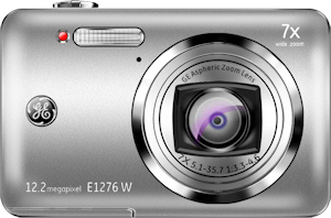General Imaging's General Electric E1276W digital camera. Photo provided by General Imaging Co. Click for a bigger picture!