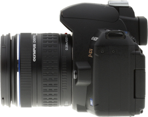 Olympus' E-620 digital SLR. Copyright © 2009, Imaging Resource. All rights reserved. Click for a bigger picture!