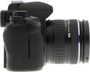 Olympus' E-620 digital SLR. Copyright © 2009, Imaging Resource. All rights reserved. Click for a bigger picture!