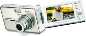 Kodak's EasyShare-One digital camera. Courtesy of Eastman Kodak Co., with modifications by Michael R. Tomkins. Click for a bigger picture!