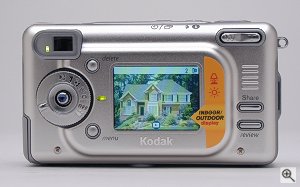 Kodak's EasyShare LS443 digital camera. Copyright (c) 2002, The Imaging Resource. All rights reserved. Click for a bigger picture!
