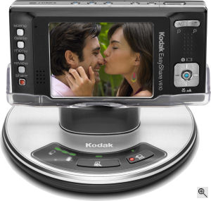 Kodak's EasyShare V610 digital camera. Courtesy of Kodak, with modifications by Michael R. Tomkins. Click for a bigger picture!