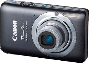 Canon's PowerShot ELPH 100 HS digital camera. Photo provided by Canon USA Inc. Click for a bigger picture!