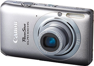 Canon's PowerShot ELPH 100 HS digital camera. Photo provided by Canon USA Inc. Click for a bigger picture!