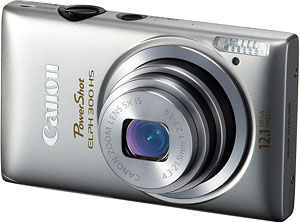 Canon's PowerShot ELPH 300 HS digital camera. Photo provided by Canon USA Inc. Click for a bigger picture!