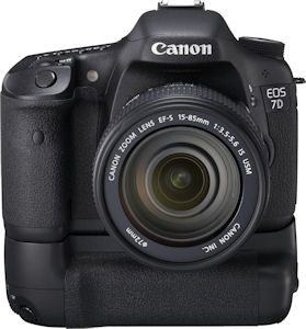 Canon's EOS 7D digital SLR. Photo provided by Canon USA Inc. Click for a bigger picture!
