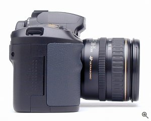 Canon's EOS D60 digital camera. Copyright © 2002, The Imaging Resource. All rights reserved. Click for a bigger picture!