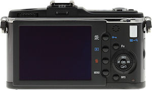 Olympus' E-P2 digital camera. Copyright © 2009, Imaging Resource. All rights reserved.
