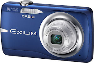 Casio's EXILIM Zoom EX-Z550 digital camera. Photo provided by Casio America Inc. Click for a bigger picture!