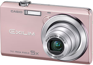 Casio's EXILIM EX-ZS10 digital camera. Photo provided by Casio America Inc. Click for a bigger picture!