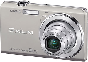 Casio's EXILIM EX-ZS10 digital camera. Photo provided by Casio America Inc. Click for a bigger picture!