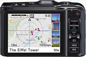 Casio's EXILIM Hi-Zoom EX-H20G digital camera. Photo provided by Casio America, Inc. Click for a bigger picture!