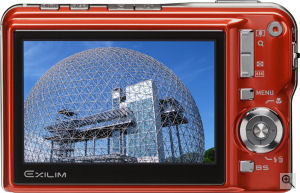 Casio's EXILIM CARD EX-S770 digital camera. Courtesy of Casio, with modifications by Michael R. Tomkins. Click for a bigger picture!