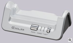 Casio's Exilim Zoom EX-Z3 digital camera. Courtesy of Casio, with modifications by Michael R. Tomkins. Click for a bigger picture!