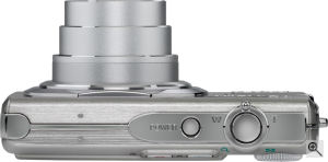 Olympus' FE-250 digital camera. Courtesy of Olympus, with modifications by Michael R. Tomkins. Click for a bigger picture!