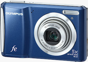 Olympus' FE-47 digital camera. Photo provided by Olympus Imaging America Inc. Click for a bigger picture!