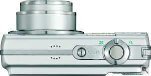 Olympus' FE-200 digital camera. Courtesy of Olympus, with modifications by Michael R. Tomkins. Click for a bigger picture!