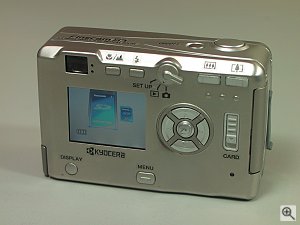 Kyocera's FineCam S3 digital camera. Copyright (c) 2001, Michael R. Tomkins, all rights reserved. Click for a bigger picture!