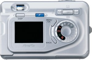 Fuji's FinePix A310 digital camera. Courtesy of Fujifilm Germany, with modifications by Michael R. Tomkins. Click for a bigger picture!