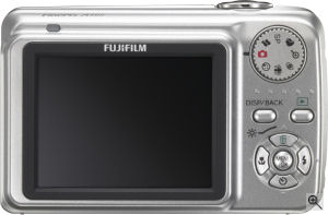 Fujifilm's FinePix A900 digital camera. Courtesy of Fujifilm, with modifications by Michael R. Tomkins. Click for a bigger picture!