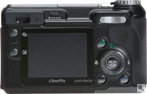 Fujifilm's FinePix E900 digital camera. Courtesy of Fujifilm, with modifications by Michael R. Tomkins. Click for a bigger picture!