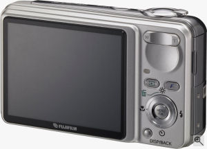 Fujifilm's FinePix F650 digital camera. Courtesy of Fujifilm, with modificatioms by Michael R. Tomkins. Click for a bigger picture!