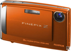 Fujifilm's FinePix Z10fd digital camera. Courtesy of Fujifilm, with modifications by Michael R. Tomkins. Click for a bigger picture!