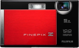 Fujifilm's FinePix Z200fd digital camera. Courtesy of Fujifilm, with modifications by Michael R. Tomkins. Click for a bigger picture!