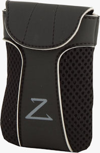 Fujifilm's "CUBO" case for the FinePix Z20fd digital camera. Courtesy of Fujifilm, with modifications by Michael R. Tomkins. Click for a bigger picture!