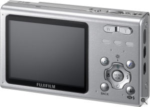 Fujifilm's FinePix Z5fd digital camera. Courtesy of Fujifilm, with modifications by Michael R. Tomkins. Click for a bigger picture!