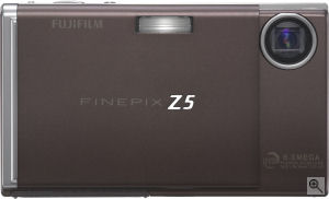 Fujifilm's FinePix Z5fd digital camera. Courtesy of Fujifilm, with modifications by Michael R. Tomkins. Click for a bigger picture!