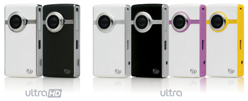The complete 2nd generation of America's most popular camcorder, the Flip Ultra, from Pure Digital Technologies. Photo and caption provided by Pure Digital Technologies Inc. Click for a bigger picture!
