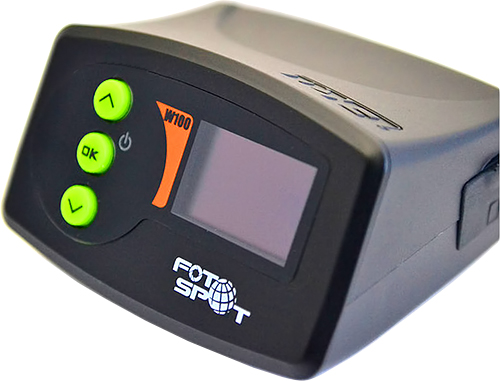 Eka's FotoSpot geotagging device is available in WiFi, Bluetooth and tethered versions, as is the similar FotoMapr device. Photo provided by Eka Technologies Inc. Click for a bigger picture!