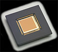 Foveon's 16 megapixel CMOS image sensor. Courtesy of Foveon Inc.