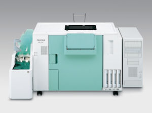 Fujifilm's Frontier DL410 minilab. Courtesy of Fujifilm, with modifications by Michael R. Tomkins.Click for a bigger picture!