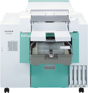 Fujifilm's Frontier Dry Minilab DL42SD. Courtesy of Fujifilm, with modifications by Michael R. Tomkins.Click for a bigger picture!