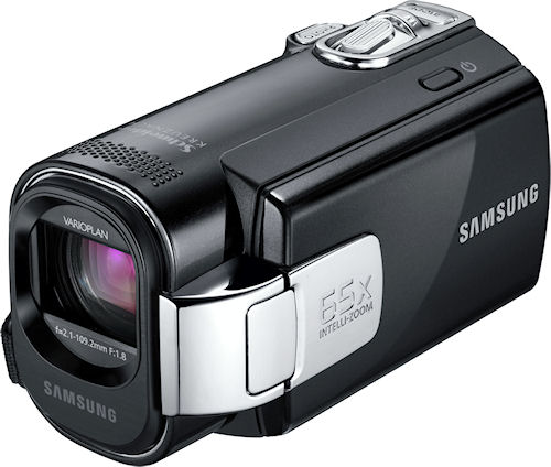 Samsung's F-Series digital camcorders. Photo provided by Samsung Electronics America Inc. Click for a bigger picture!